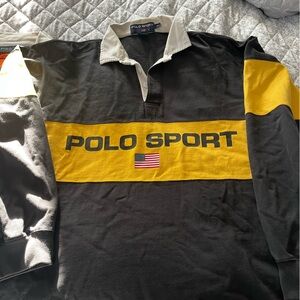 Vintage polo sport rugby
